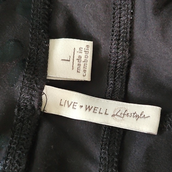 Cato Black on Black Leopard Print Leggings - Picture 9 of 13